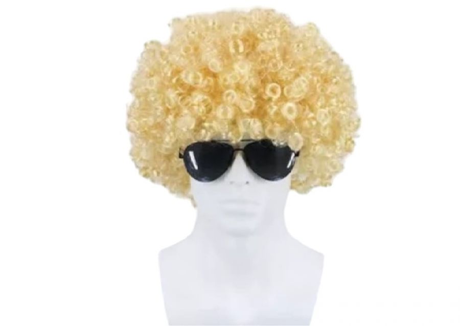 PELUCA RULOS CHICA RUBIA (YJ0450) YJ IMPORT