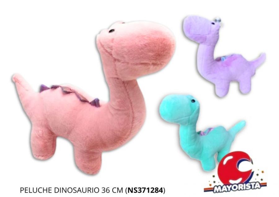 PELUCHE DINOSAURIO 36 CM (NS371284) BERKMA