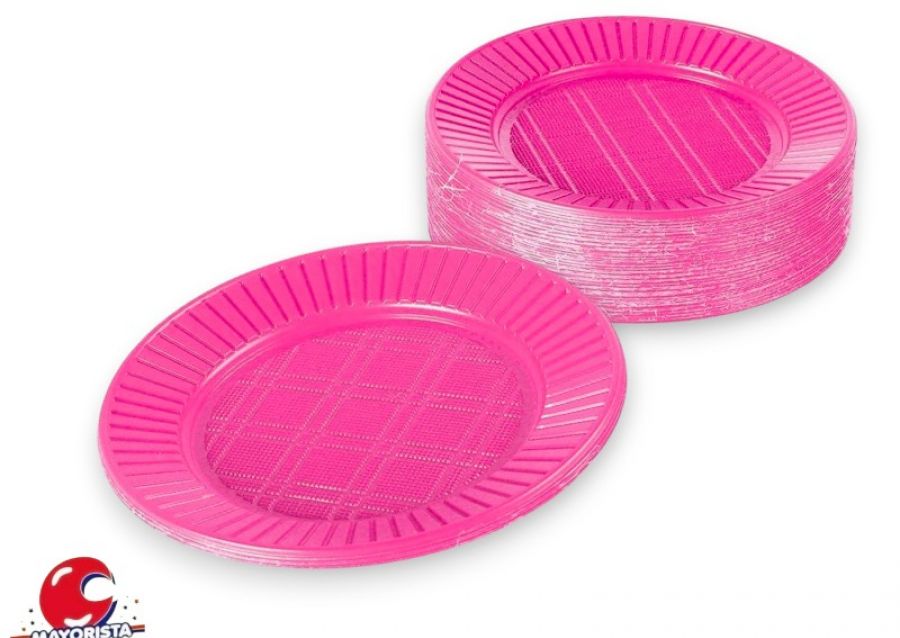 [1004] PLATOS CHICOS X 50 FUCSIA - PSA