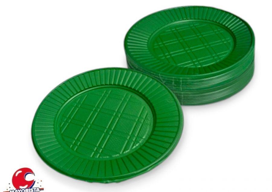 [2598] PLATOS CHICOS X 50 VERDE OSCURO - PSA